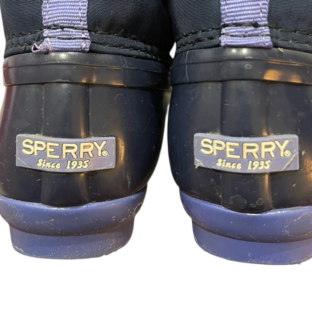 Sperry Unisex Toddler Chelsea Boots 8 Navy Blue Rain